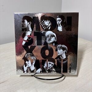 Monsta X Rush 2nd Mini Album Silver KPop CD 2015 Official Photobook Set